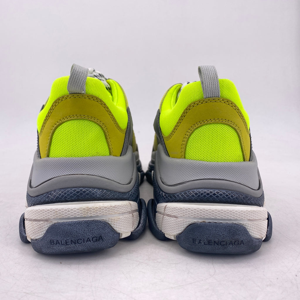 Balenciaga (W) Triple S Sneaker "Yellow Fluo" 2018 New Size 41W