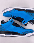 Air Jordan 3 Retro "Powder Blue" 2014 New Size 10