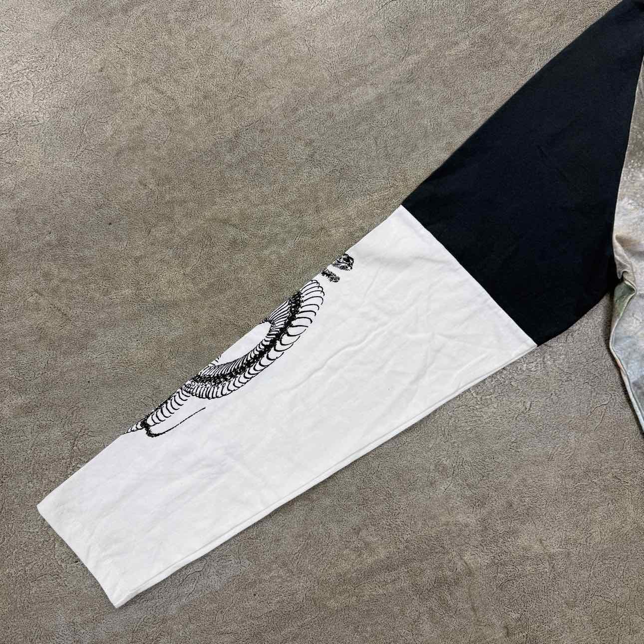 Rhude Long Sleeve &quot;LEAP OF FAITH&quot; White Used Size XL
