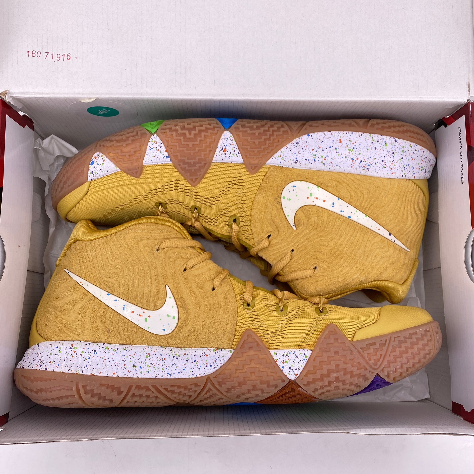 Nike Kyrie 4 &quot;Cinnamon Toast Crunch&quot; 2018 Used Size 11.5