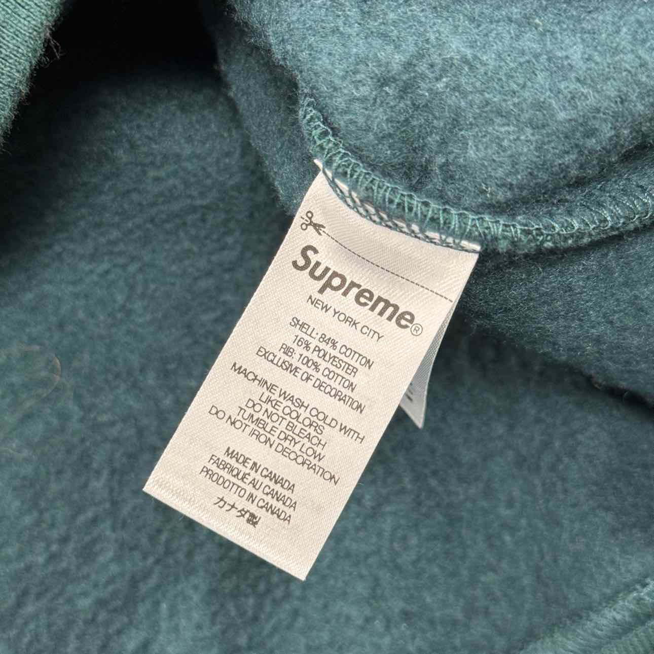 Supreme Crewneck Sweater &quot;BOX LOGO&quot; Dark Pine Used Size S