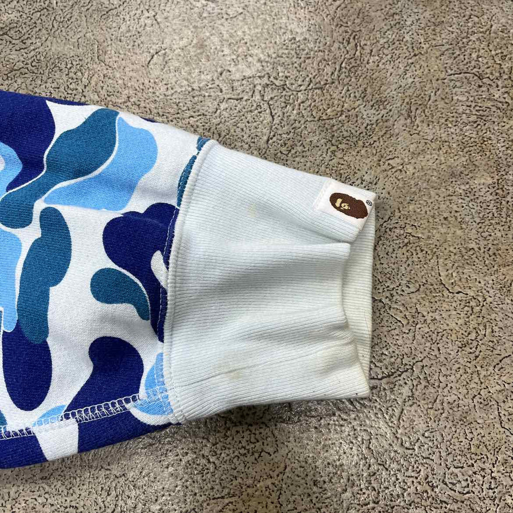 Bape Hoodie "ABC CAMO BLUE" Blue Used Size XL