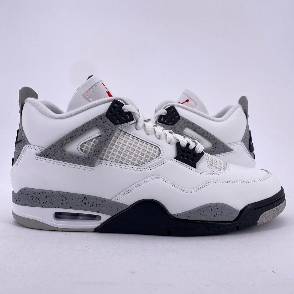 Air Jordan 4 Retro "White Cement" 2025 New Size 13