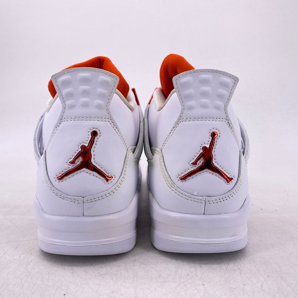 Air Jordan 4 Retro "Metallic Orange" 2020 New (Cond) Size 9