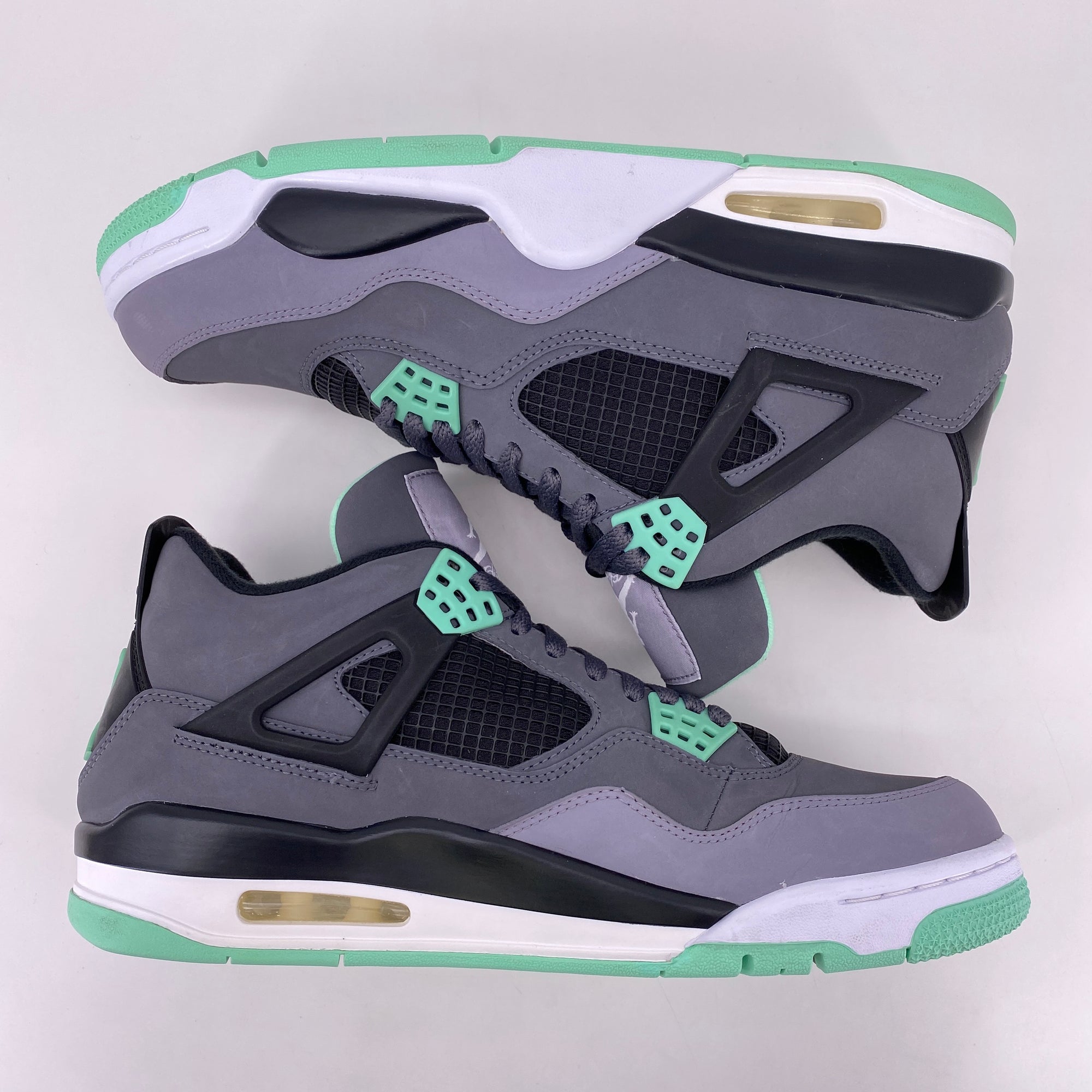 Air Jordan 4 Retro &quot;Green Glow&quot; 2013 Used Size 10