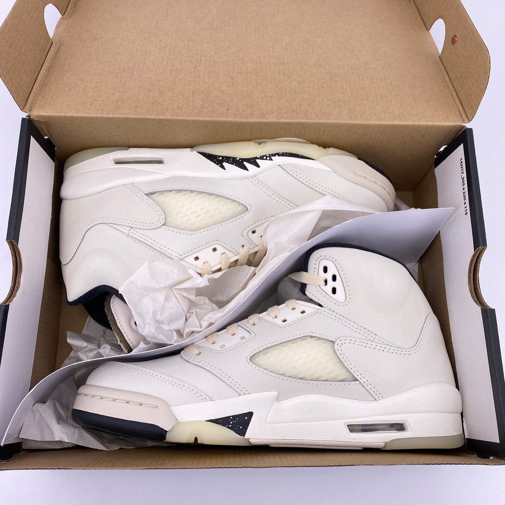 Air Jordan (GS) 5 Retro "Sail" 2024 New Size 6.5Y