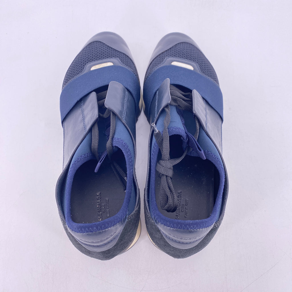 Balenciaga Race Runner "Navy"  Used Size 41W