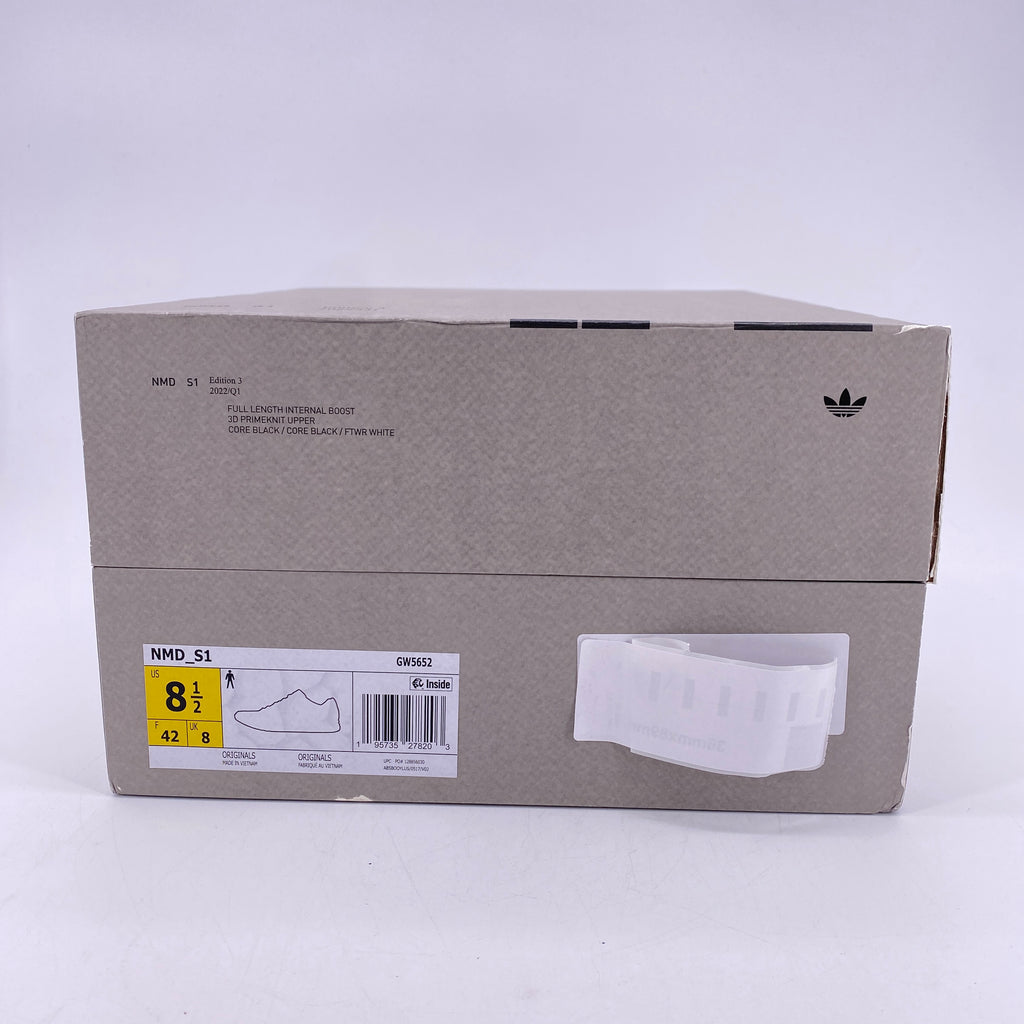 Adidas NMD S1 "Core Black" 2022 New Size 8.5