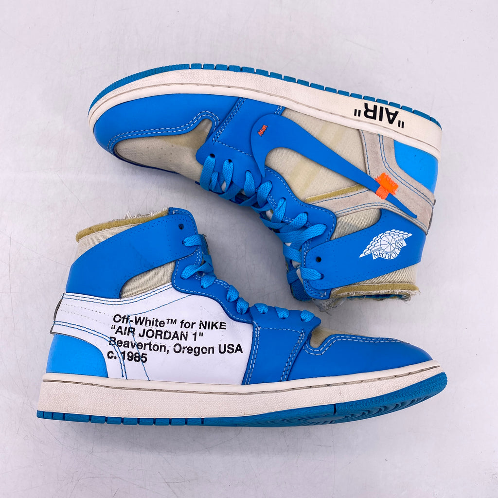 Air Jordan 1 Retro High OG "Off White Unc" 2018 Used Size 8.5