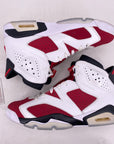 Air Jordan 6 Retro "Carmine" 2021 Used Size 9.5