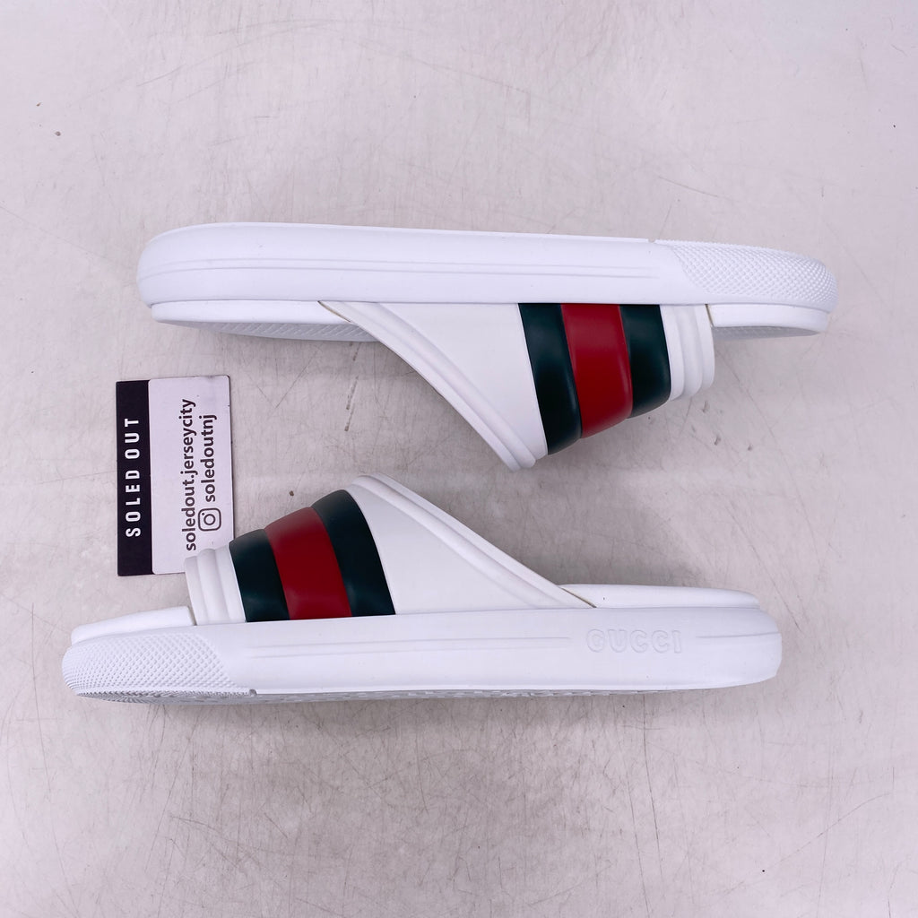 Gucci Slide "Red Green Stripe"  New Size 6G
