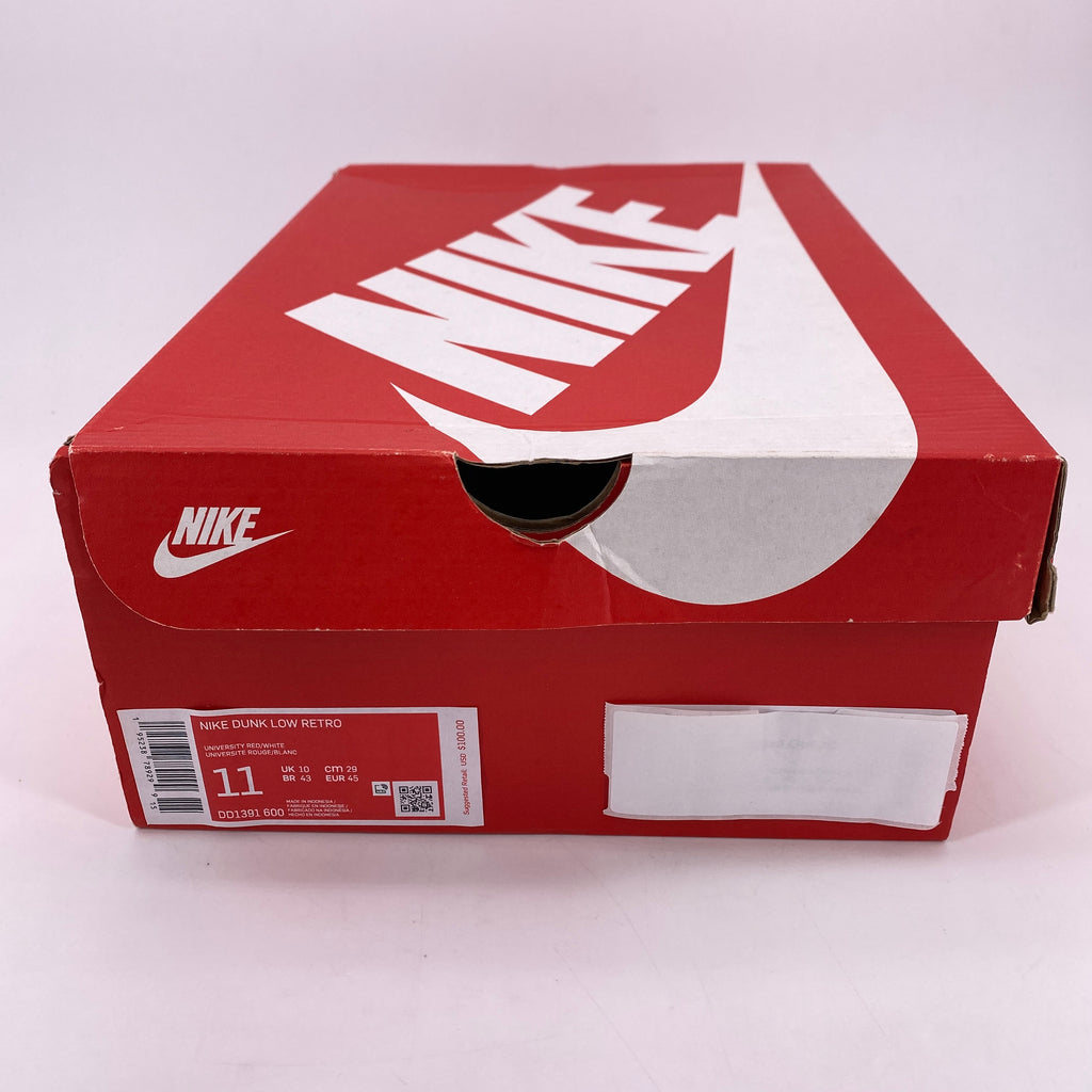 Nike Dunk Low Retro "Championship Red" 2021 New (Cond) Size 11