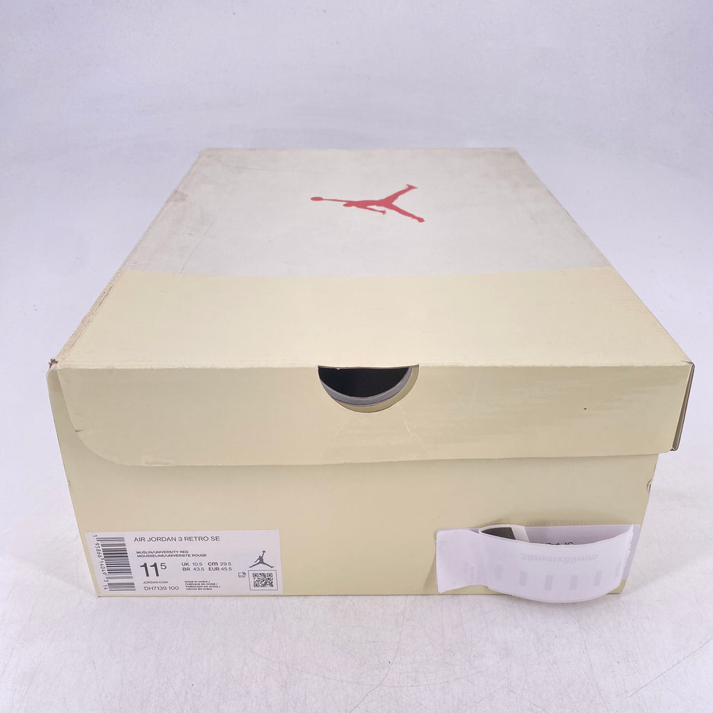 Air Jordan 3 Retro "Muslin" 2022 New Size 11.5