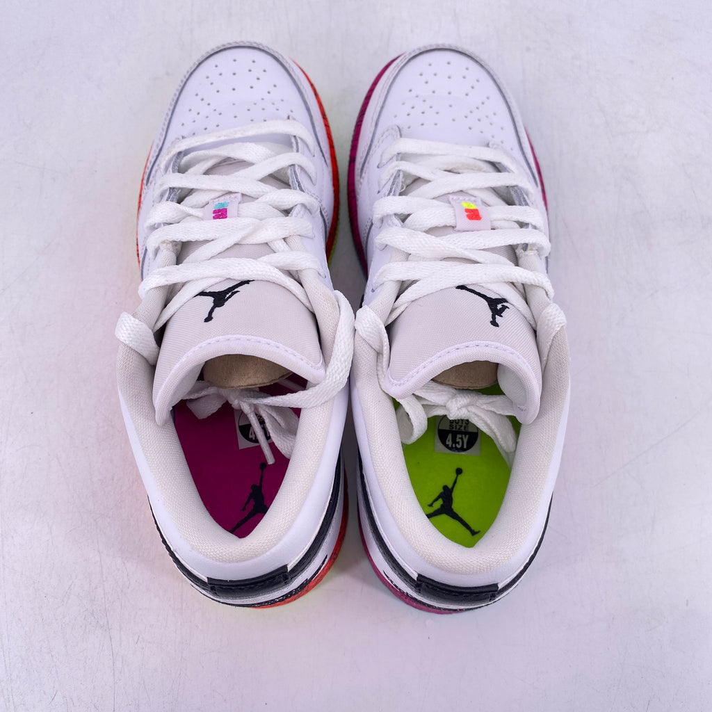 Air Jordan (GS) 1 Low "Multi-Color Midsoles" 2020 Used Size 4.5Y