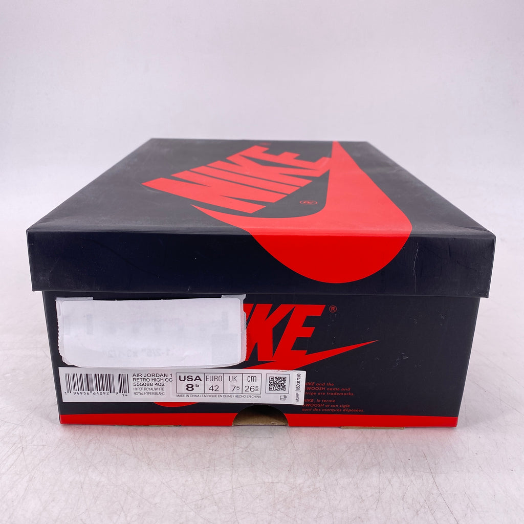Air Jordan 1 Retro High OG "Hyper Royal Sg" 2021 New Size 8.5