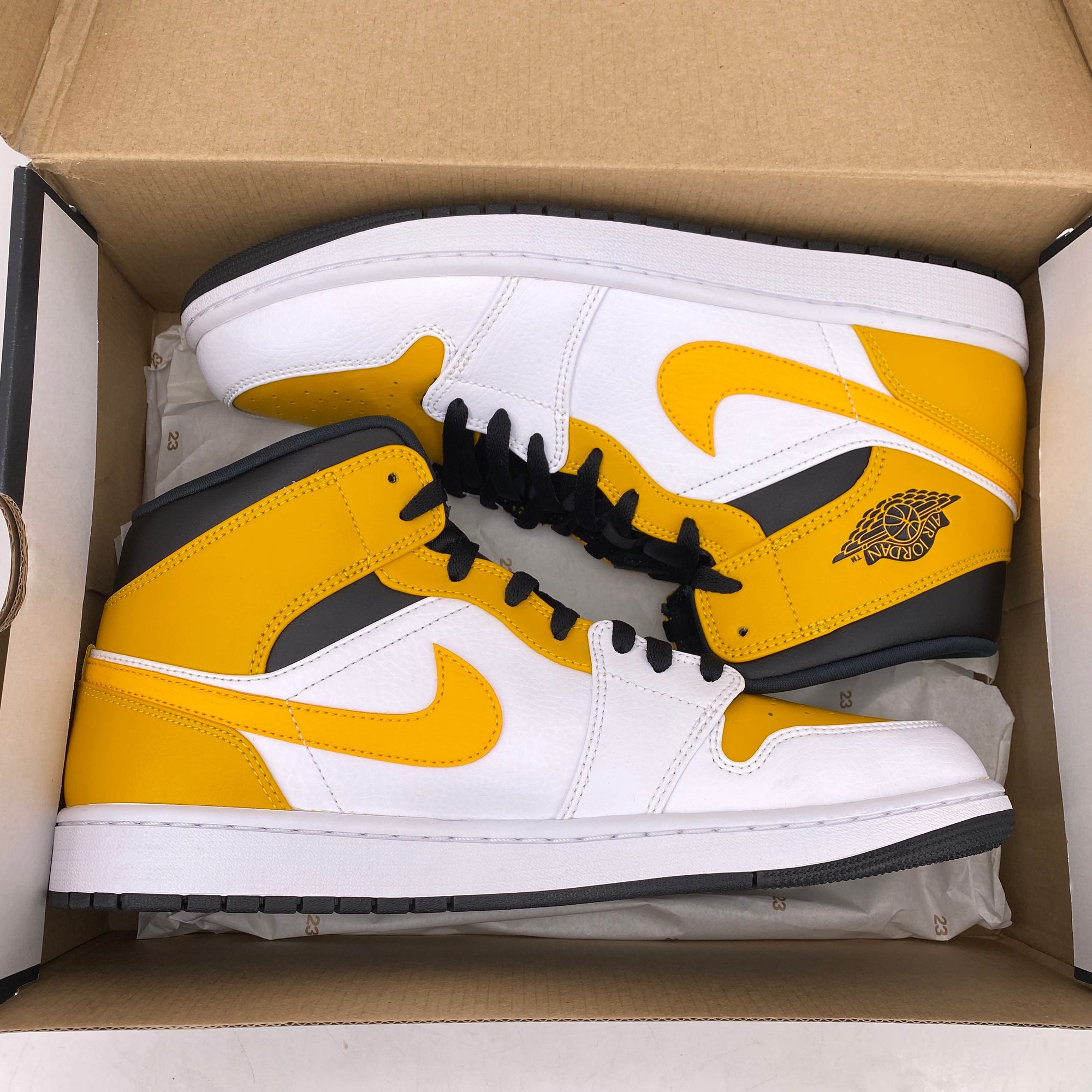 Air Jordan 1 Mid &quot;University Gold&quot; 2021 New Size 12