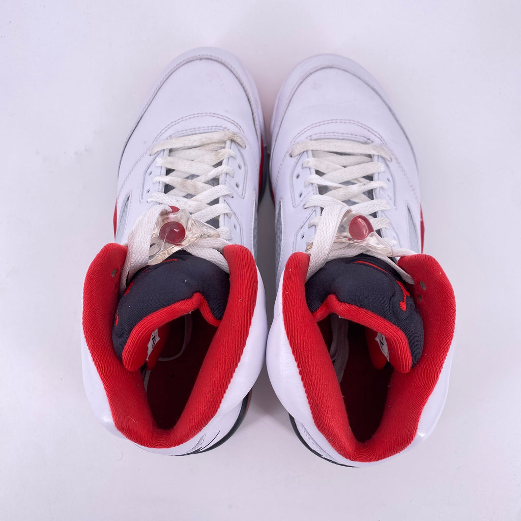 Air Jordan 5 Retro "Fire Red Black Tongue" 2025 Used Size 9.5