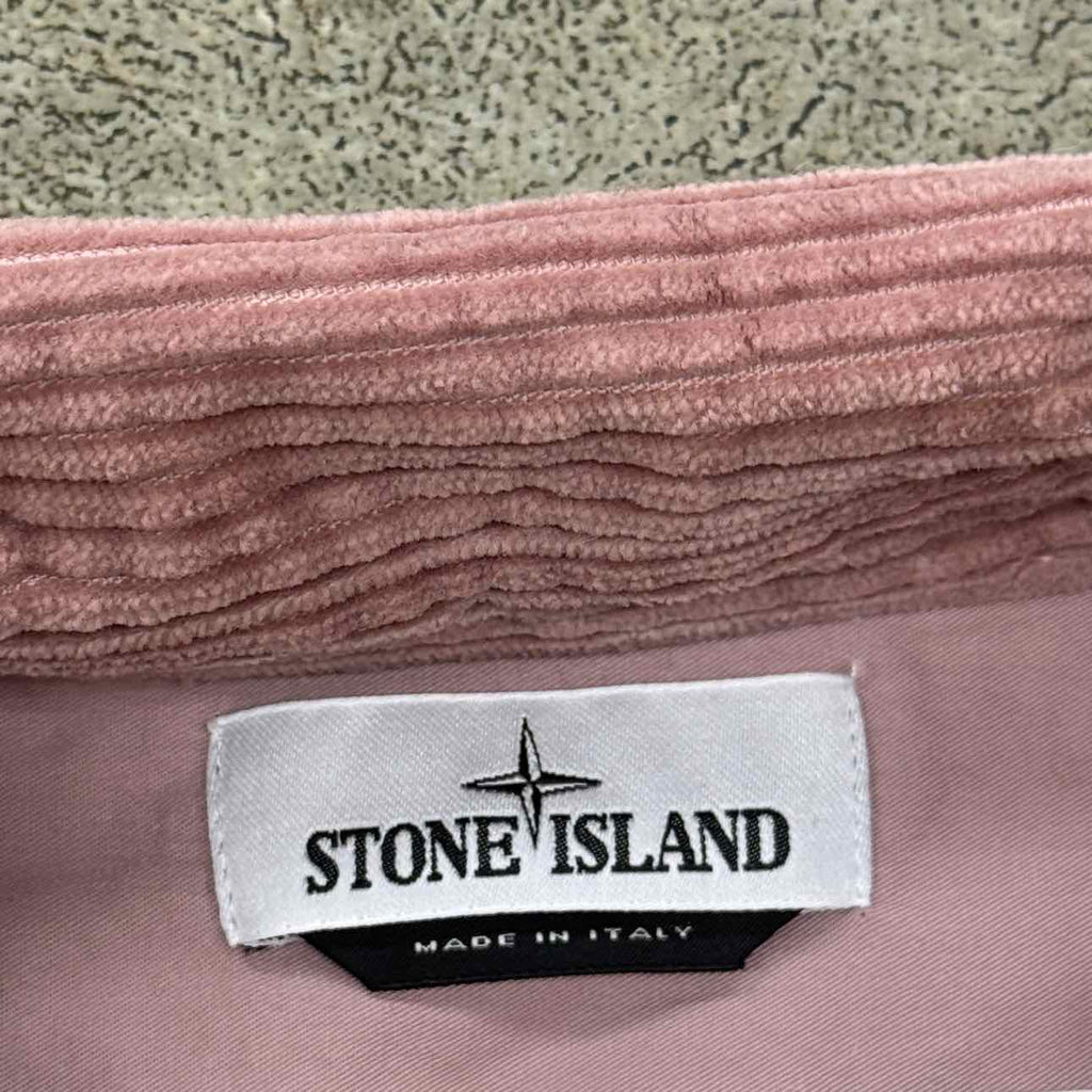 Stone Island Jacket "CORDUROY" Pink Used Size XL