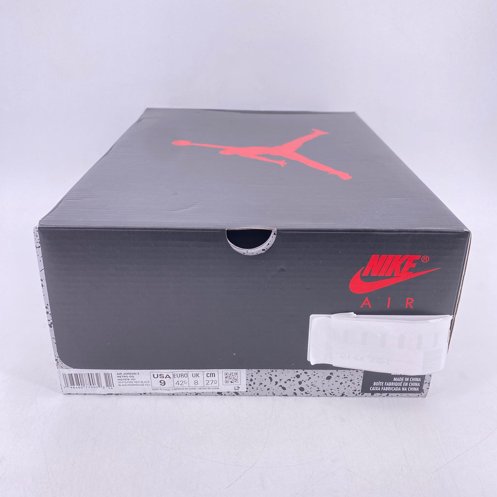 Air Jordan 5 Retro "Fire Red Black Tongue" 2025 New Size 9