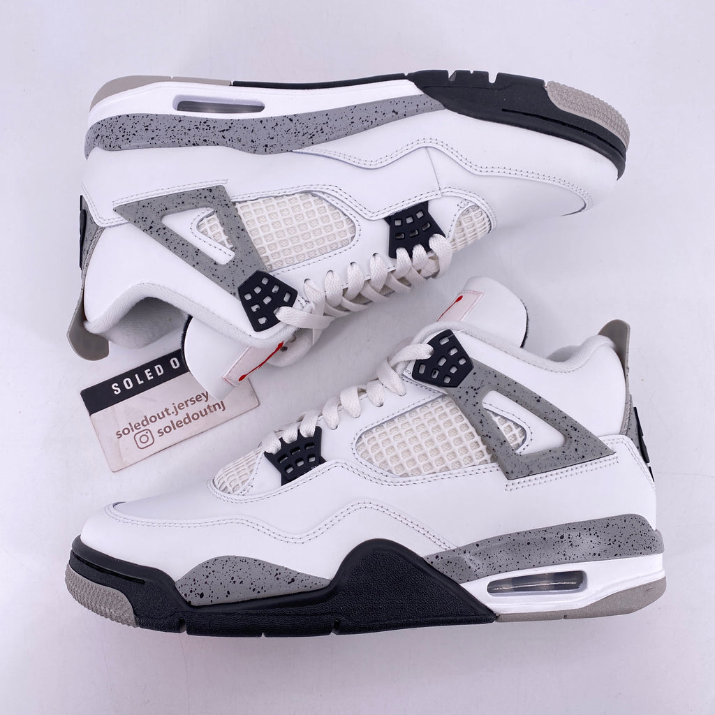 Air Jordan 4 Retro "White Cement" 2025 New Size 9