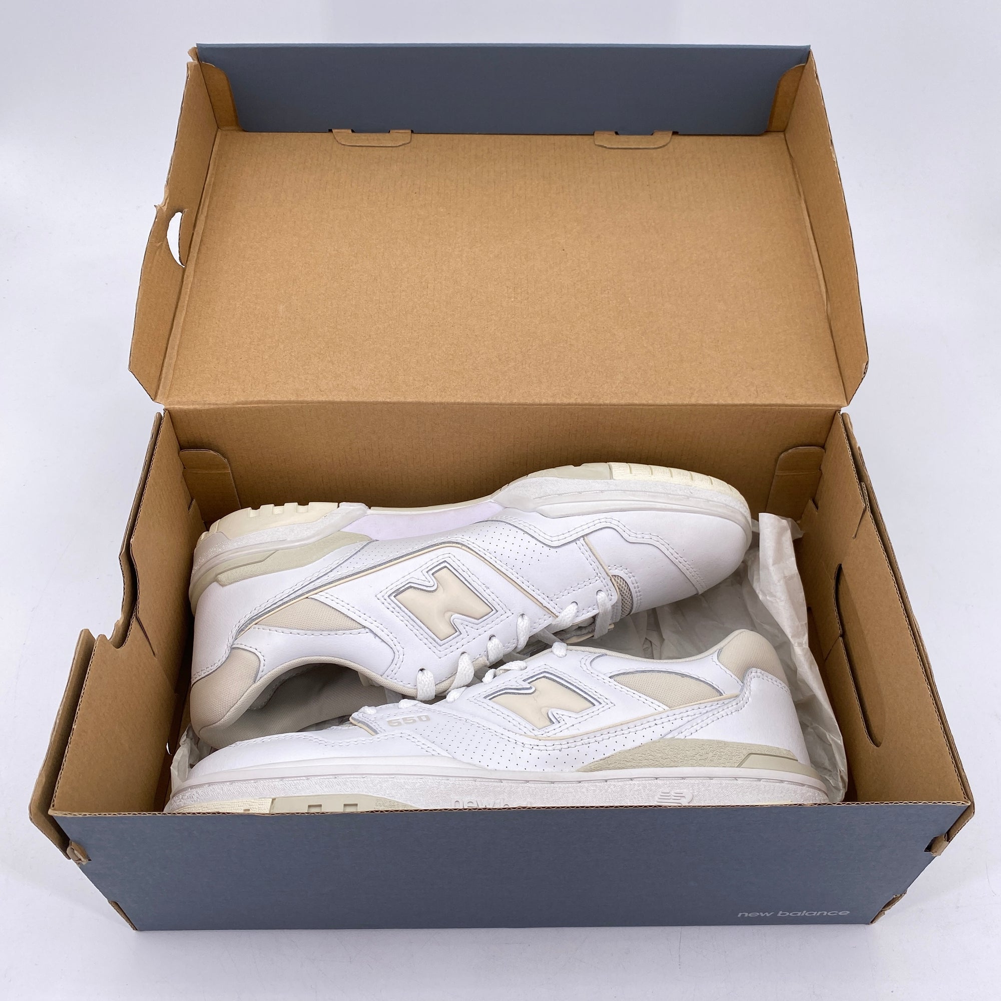 New Balance (W) 550 &quot;Silver Birch&quot; 2022 New (Cond) Size 10W