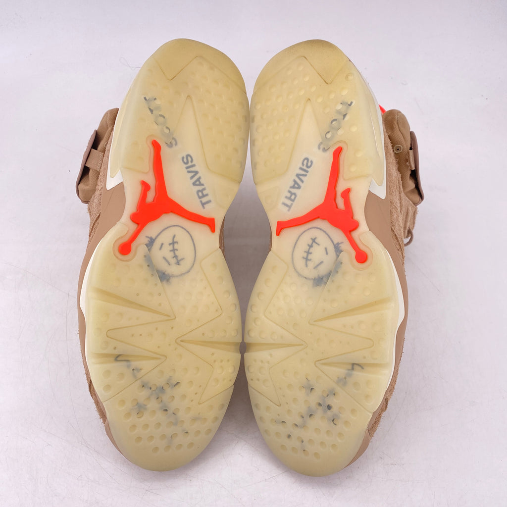 Air Jordan 6 Retro "Travis Scott British Khaki" 2021 Used Size 11