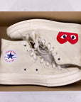 Comme Des Garcon Play High Top "Play"  Used Size 8