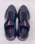 Prada America's Cup "Patent Black"  Used Size 10 Prada