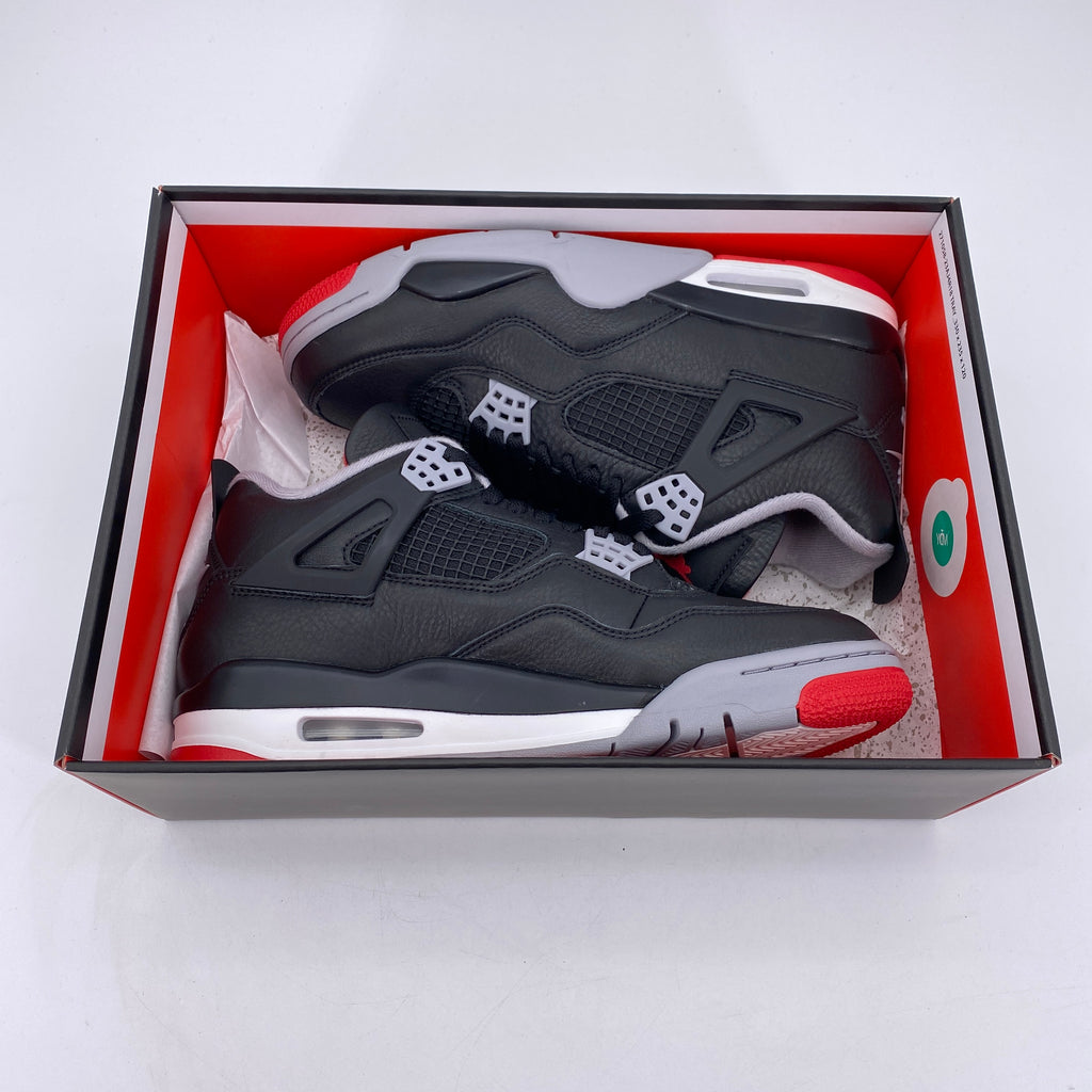 Air Jordan 4 Retro "Bred Reimagined" 2024 New Size 9