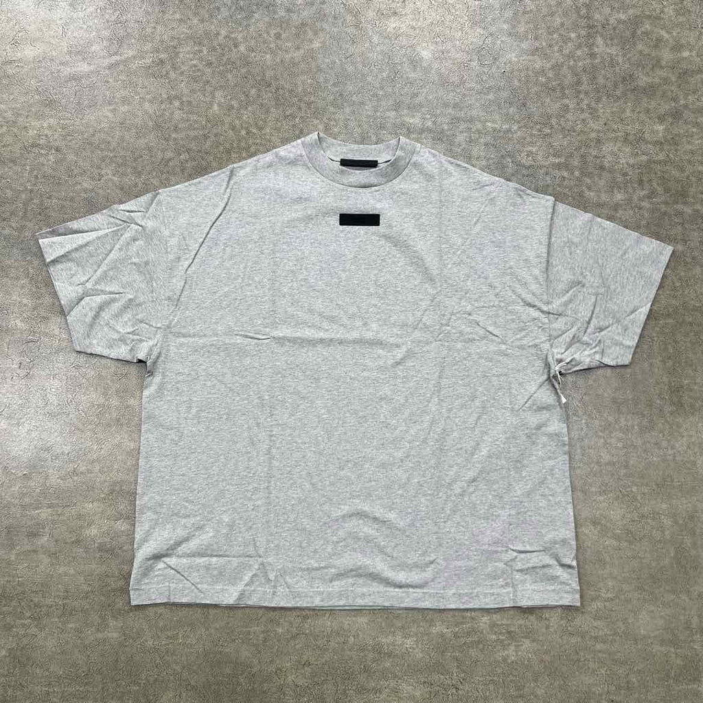 Fear of God T-Shirt "ESSENTIALS" Heather Grey New Size XL