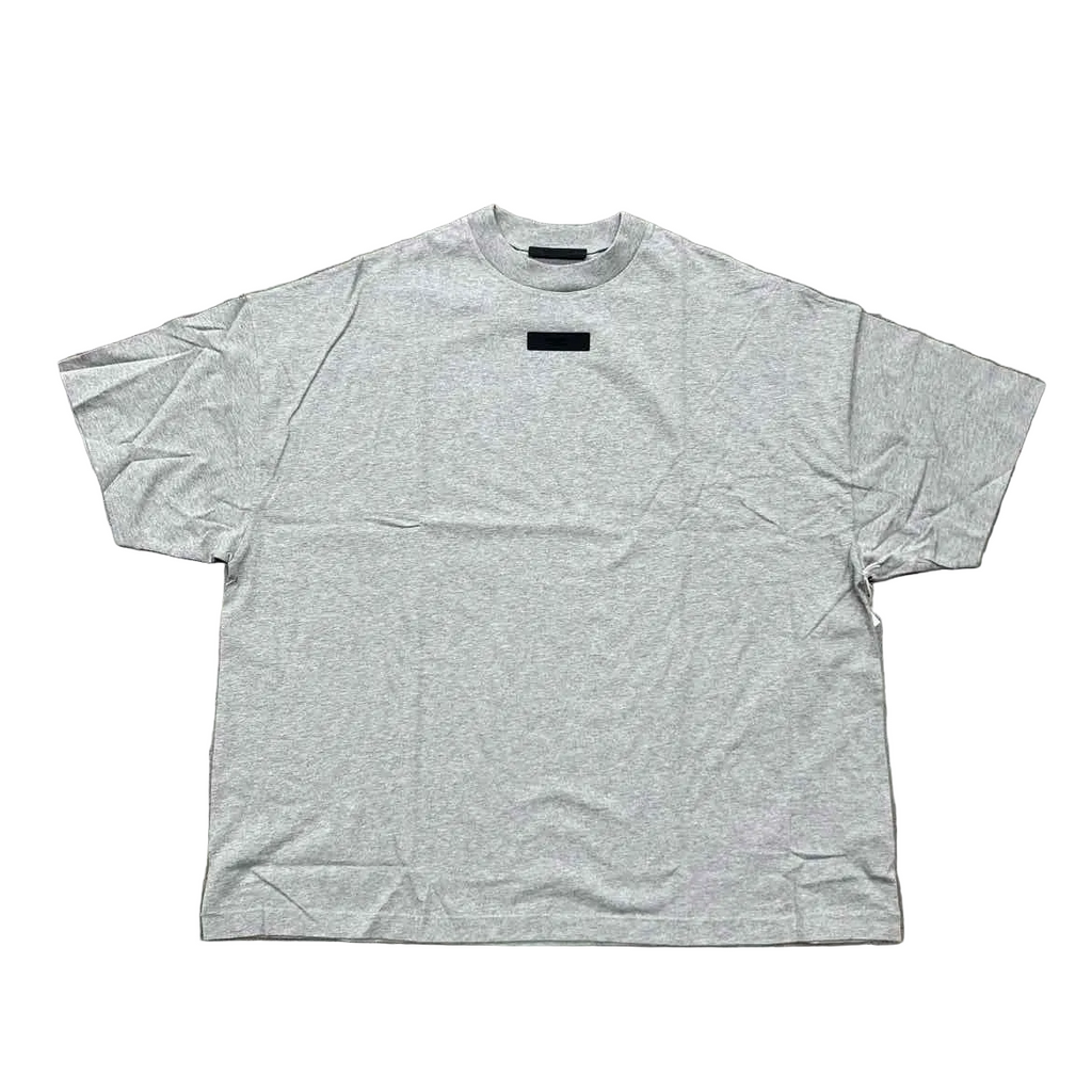 Fear of God T-Shirt "ESSENTIALS" Heather Grey New Size XL
