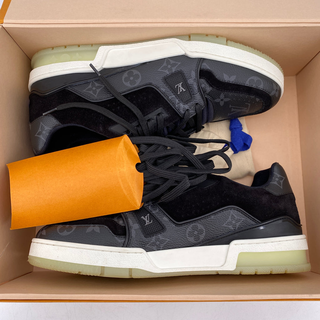 Louis Vuitton Trainer "Black Monogram"  Used Size 7 LV