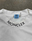 Moncler T-Shirt "NECK LOGO" White Used Size M