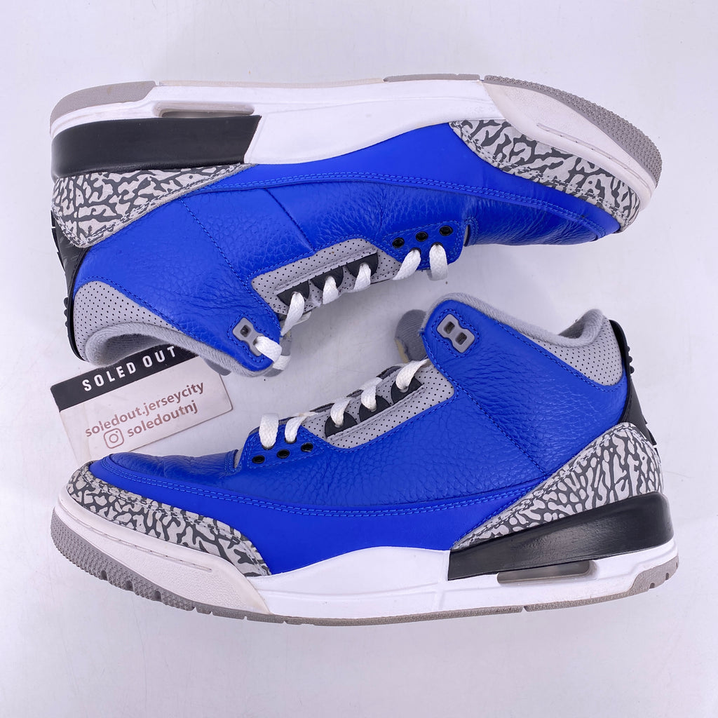 Air Jordan 3 Retro "Varisty Royal" 2020 Used Size 10.5