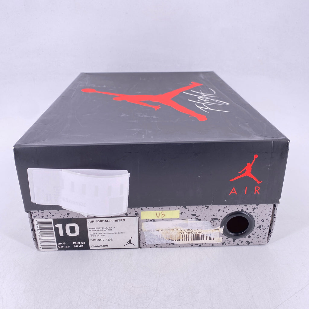 Air Jordan 4 Retro "TRAVIS SCOTT" 2018 Used Size 10