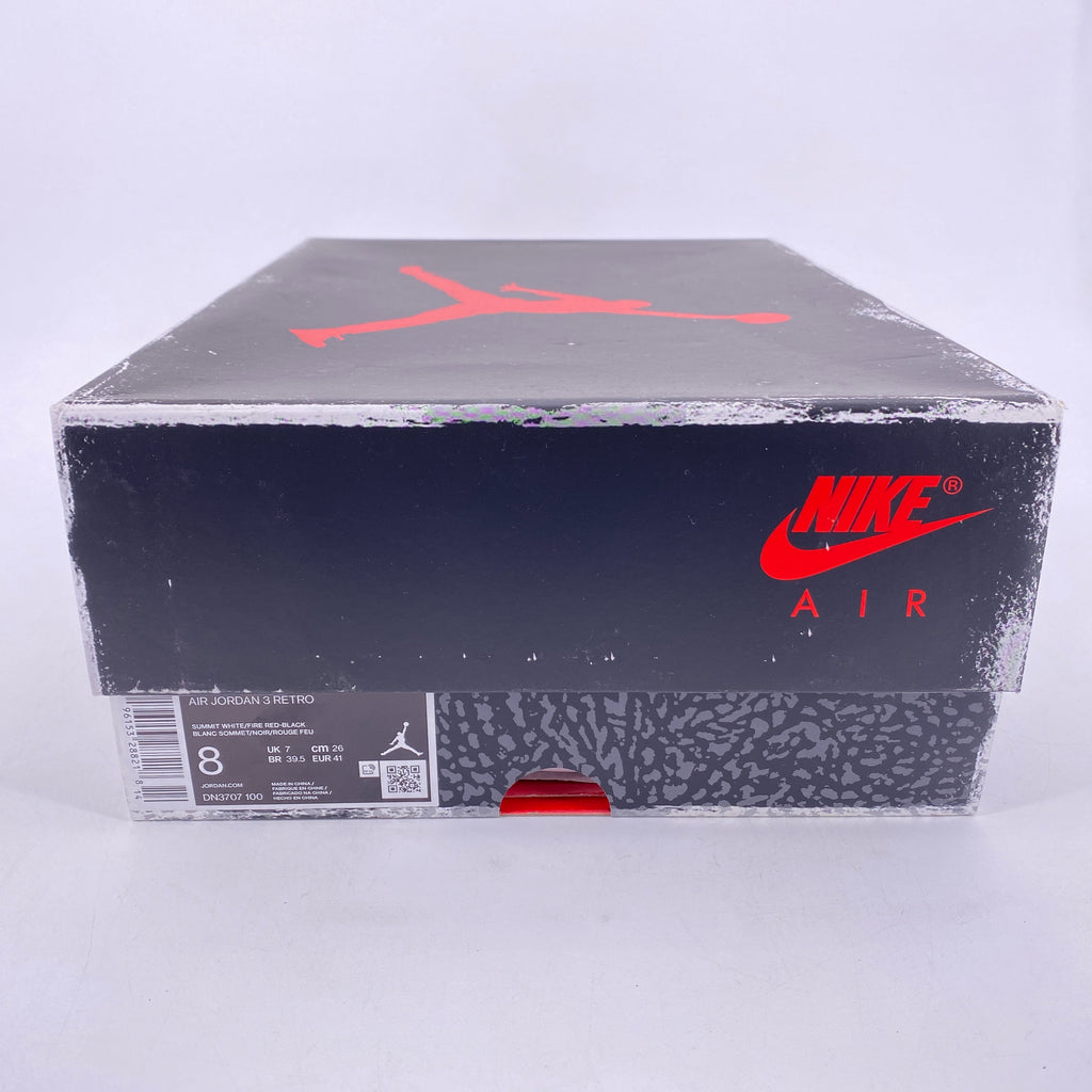 Air Jordan 3 Retro "White Cement Reimagined" 2023 New Size 8