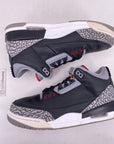 Air Jordan 3 Retro "Black Cement" 2018 Used Size 7.5