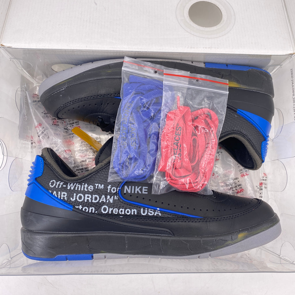 Air Jordan 2 Retro SP "Ow Black Blue" 2021 Used Size 10.5