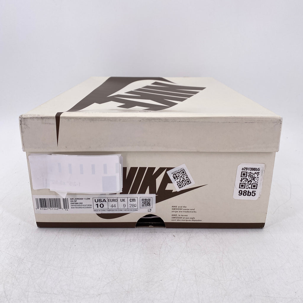 Air Jordan 1 Retro Low "Velvet Brown" 2024 New Size 10