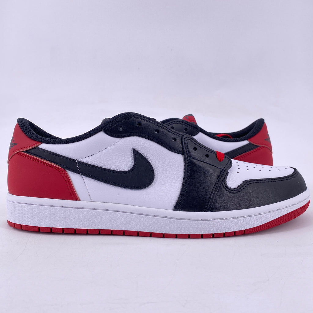 Air Jordan 1 Retro Low "Black Toe" 2023 New Size 10.5