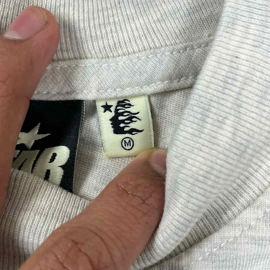 Hellstar T-Shirt "JESUS" Grey New Size M