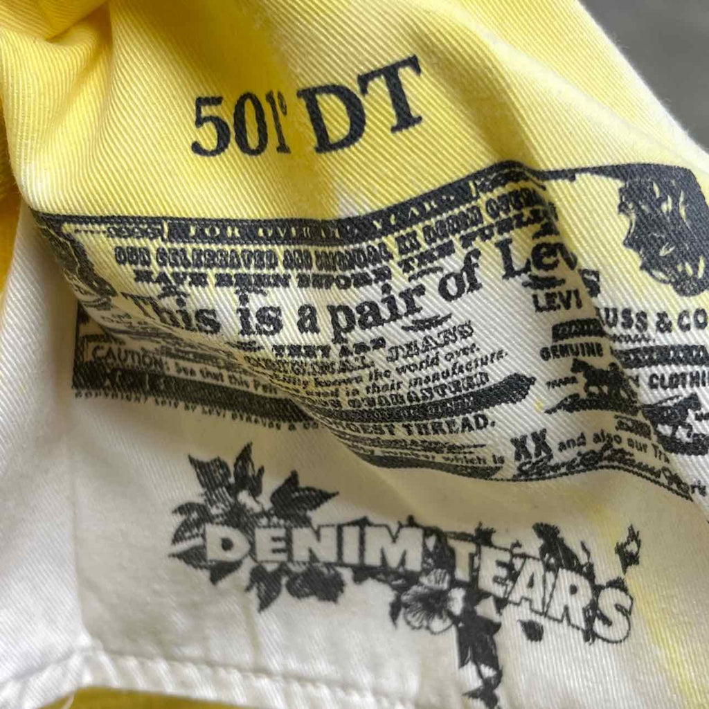 Denim Tears Jeans Yellow Used Size 38