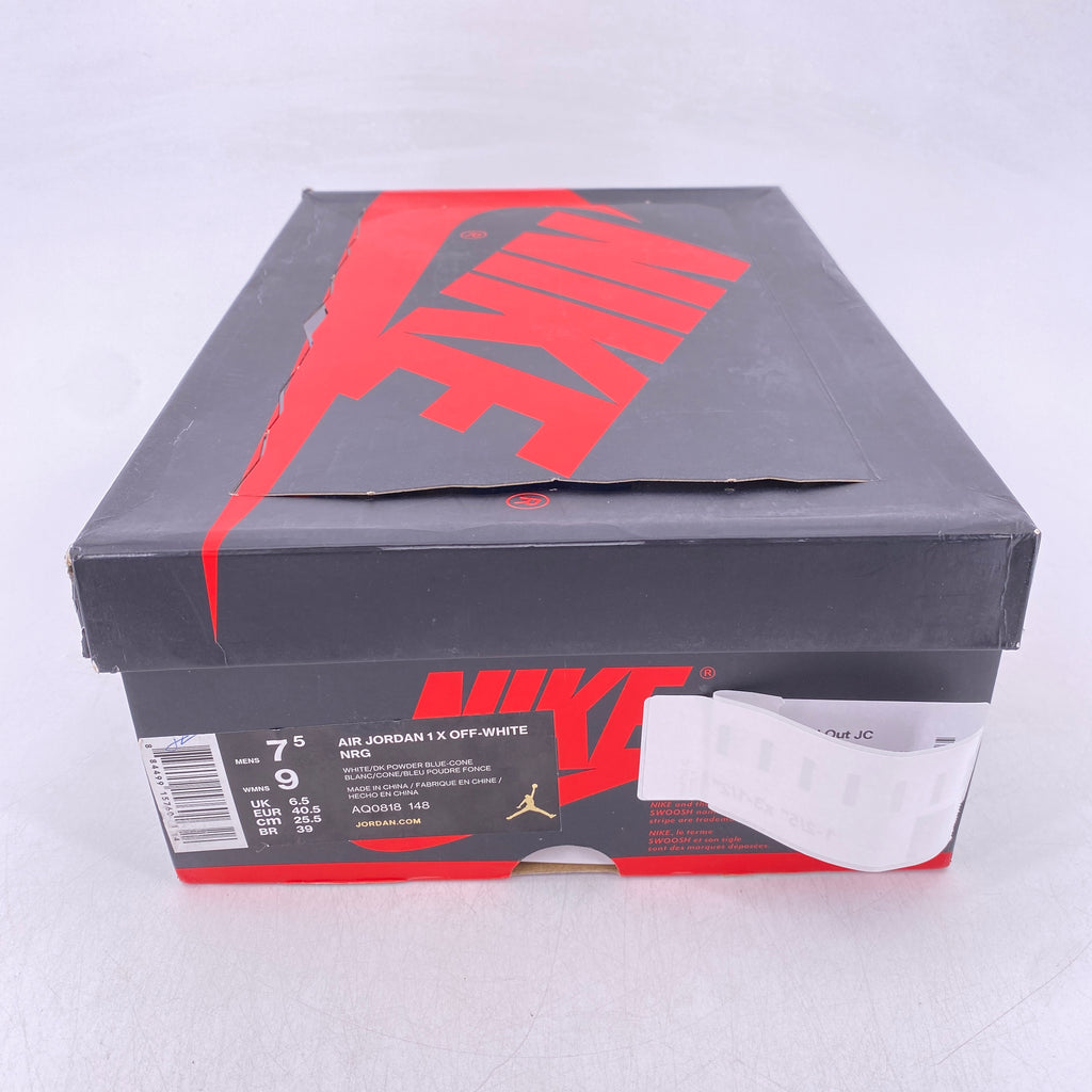 Air Jordan 1 Retro High OG "Off-White Unc" 2018 New Size 7.5