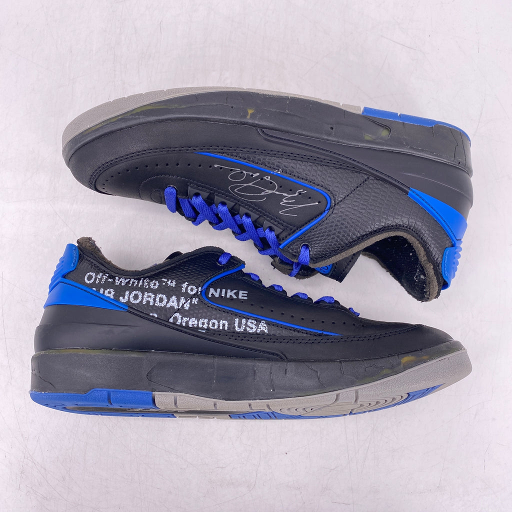 Air Jordan 2 Retro Low "Ow Black Blue" 2021 Used Size 8