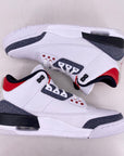 Air Jordan 3 Retro "Fire Red Denim" 2020 New Size 9.5