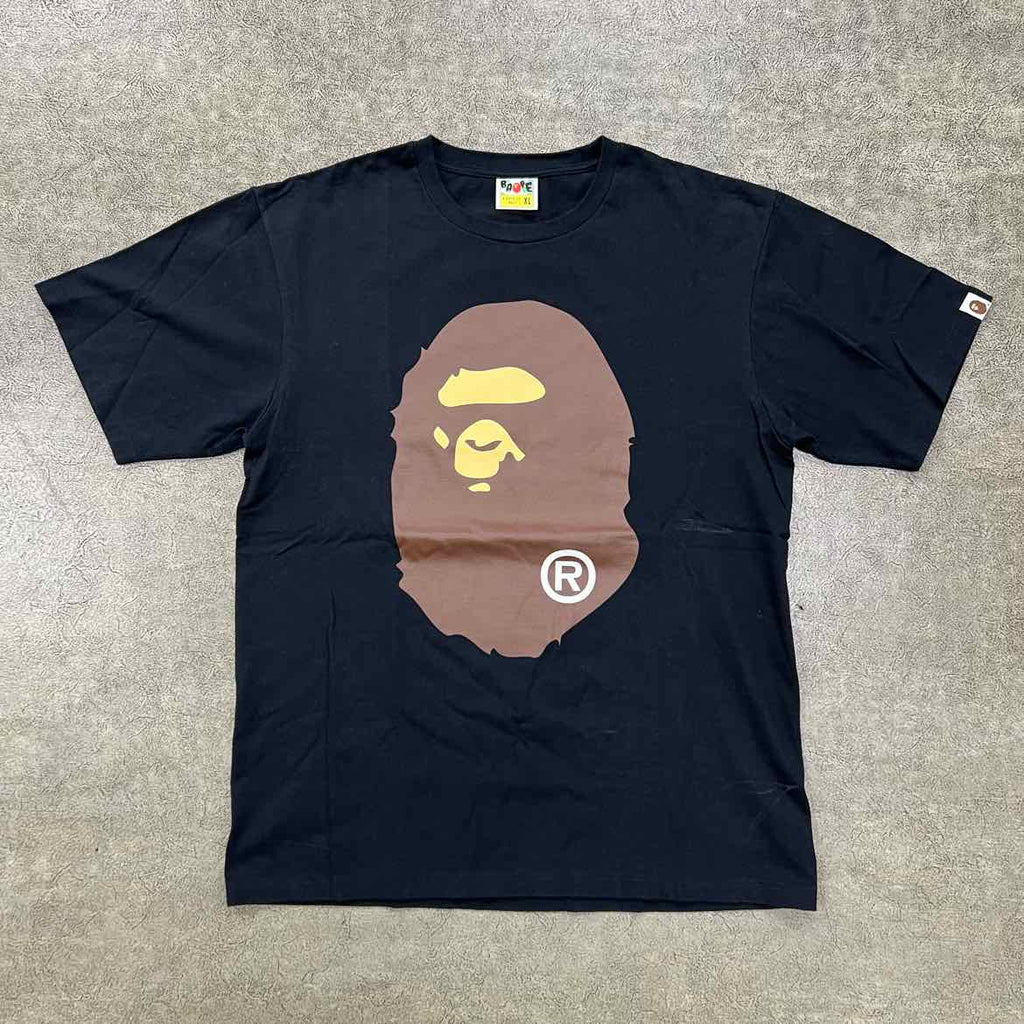 Bape T-Shirt "APE HEAD" Black Used Size XL