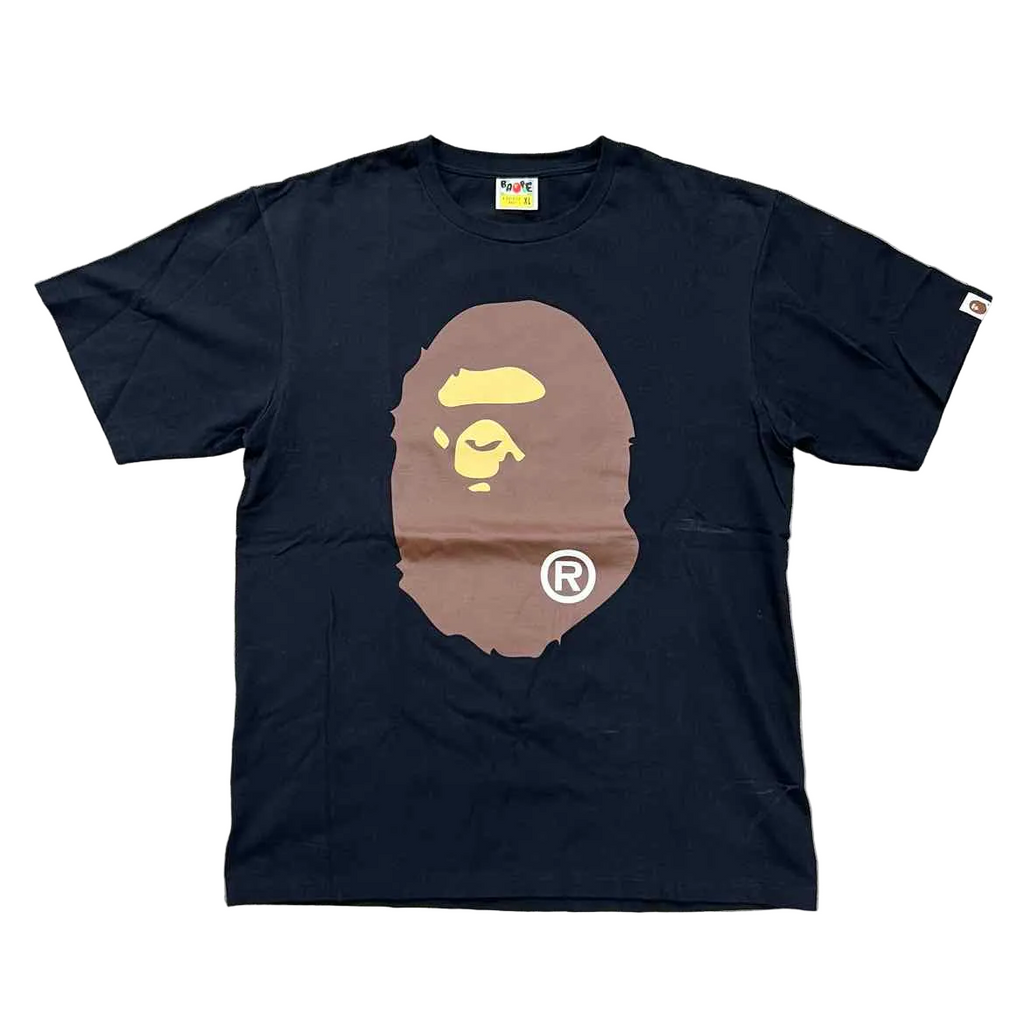 Bape T-Shirt "APE HEAD" Black Used Size XL