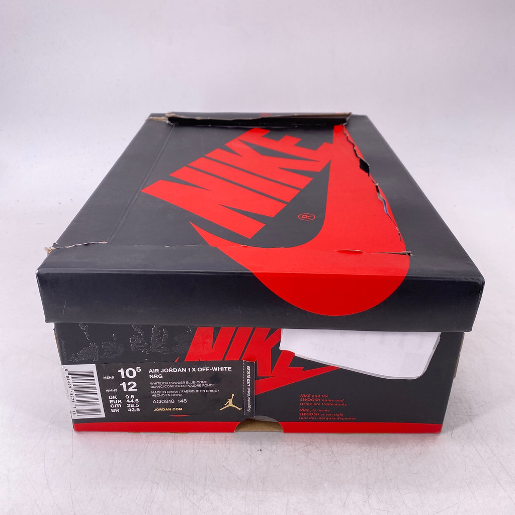 Air Jordan 1 Retro High OG "Off White Unc" 2018 New Size 10.5