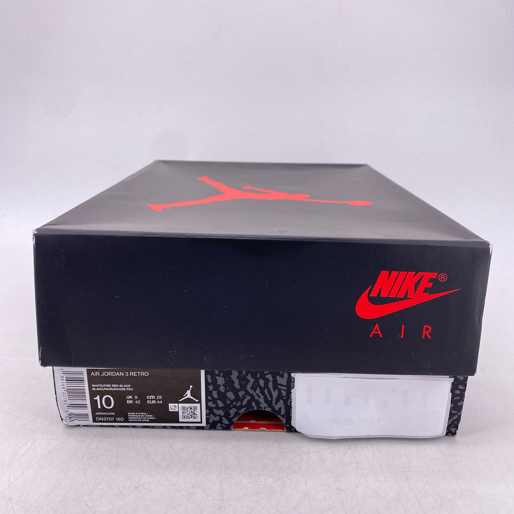 Air Jordan 3 Retro "Fire Red" 2022 Used Size 10