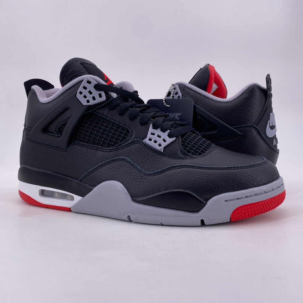 Air Jordan 4 Retro "Bred Reimagined" 2024 New Size 10.5